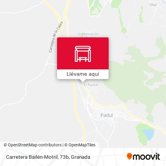 Mapa Carretera Bailén-Motril, 73b