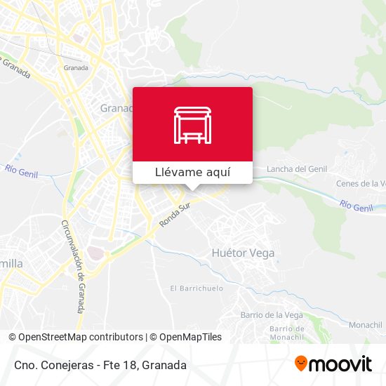 Mapa Cno. Conejeras - Fte 18
