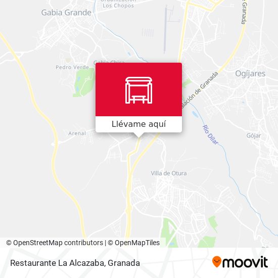 Mapa Restaurante La Alcazaba