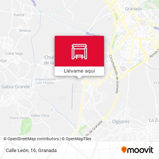 Mapa Calle León, 16