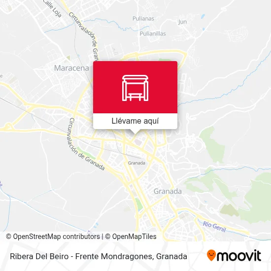 Mapa Ribera Del Beiro - Frente Mondragones