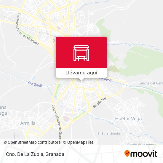 Mapa Cno. De La Zubia