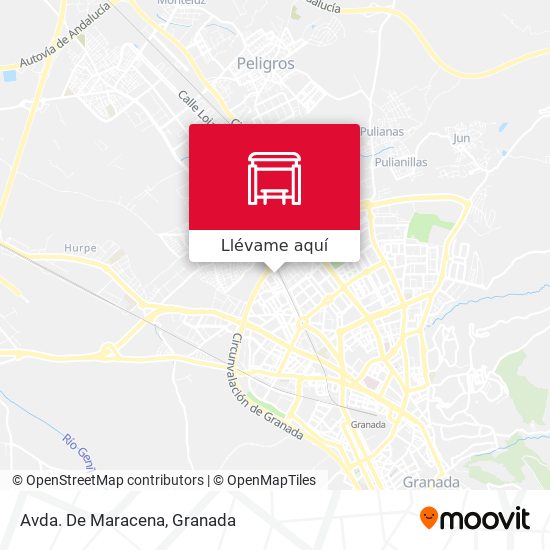 Mapa Avda. De Maracena