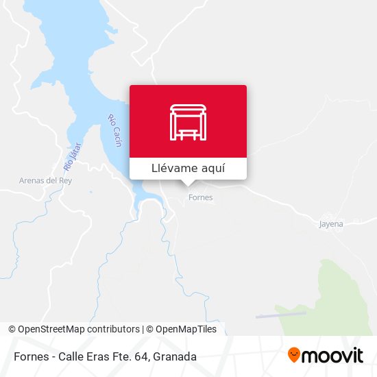 Mapa Fornes - Calle Eras Fte. 64