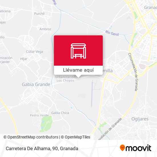 Mapa Carretera De Alhama, 90