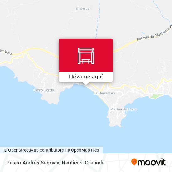 Mapa Paseo Andrés Segovia, Náuticas