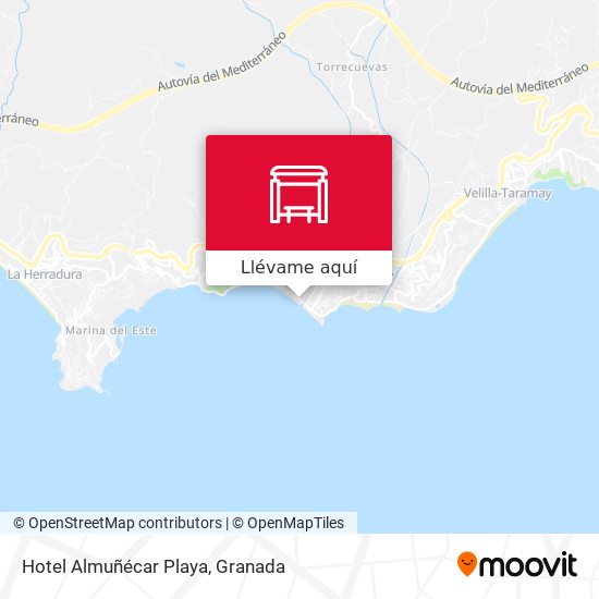 Mapa Hotel Almuñécar Playa
