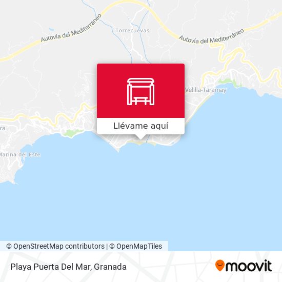 Mapa Playa Puerta Del Mar