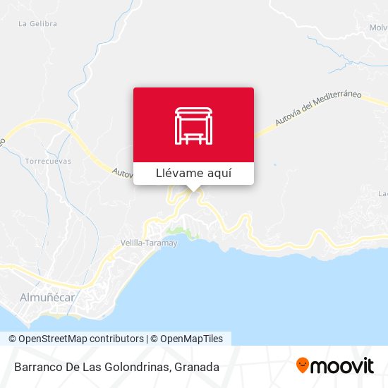 Mapa Barranco De Las Golondrinas