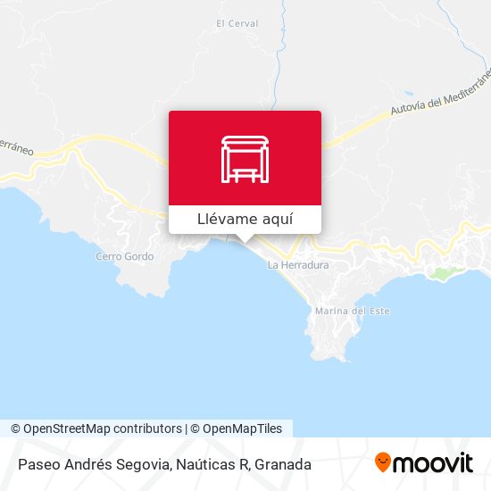 Mapa Paseo Andrés Segovia, Naúticas R