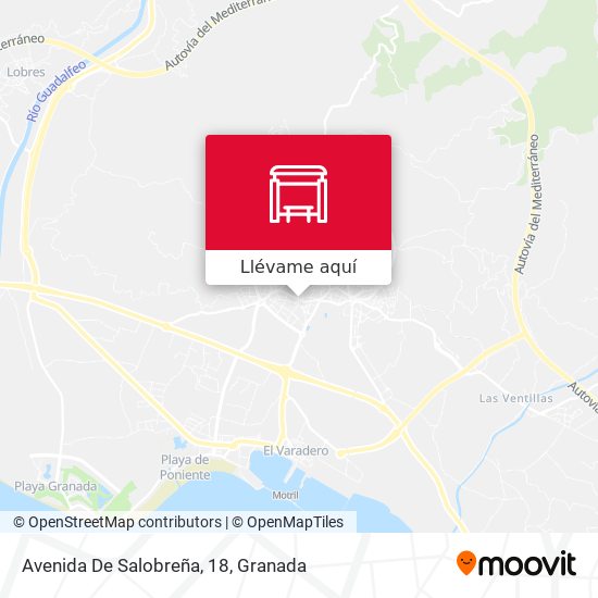 Mapa Avenida De Salobreña, 18