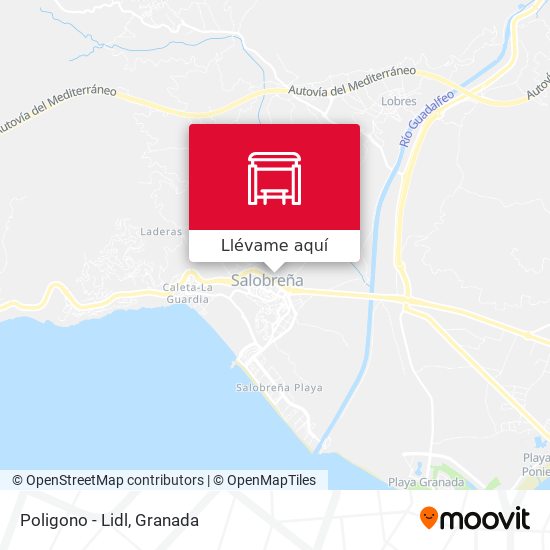 Mapa Poligono - Lidl