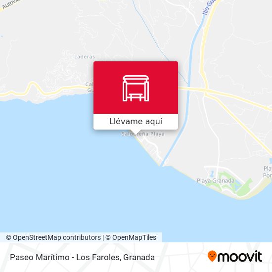 Mapa Paseo Marítimo - Los Faroles