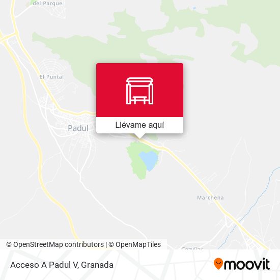 Mapa Acceso A Padul V