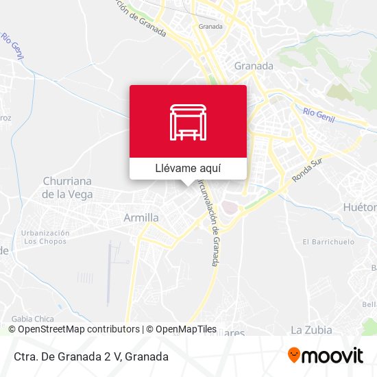 Mapa Ctra. De Granada 2 V