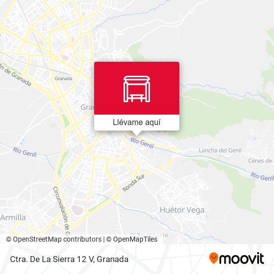 Mapa Ctra. De La Sierra 12 V