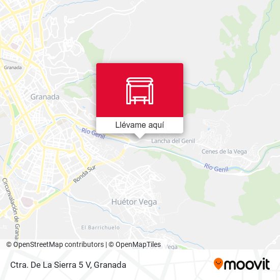 Mapa Ctra. De La Sierra 5 V