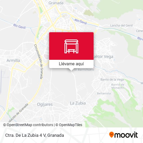 Mapa Ctra. De La Zubia 4 V