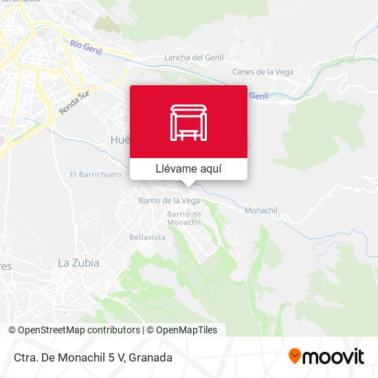 Mapa Ctra. De Monachil 5 V
