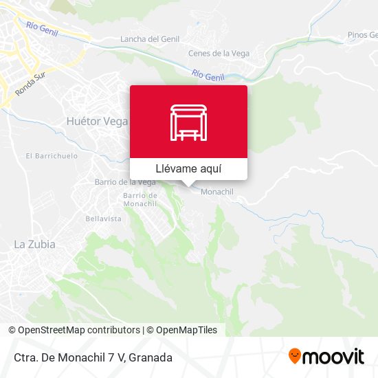 Mapa Ctra. De Monachil 7 V