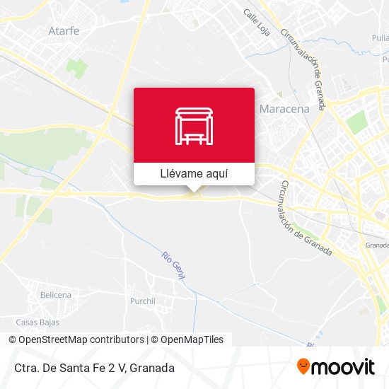 Mapa Ctra. De Santa Fe 2 V