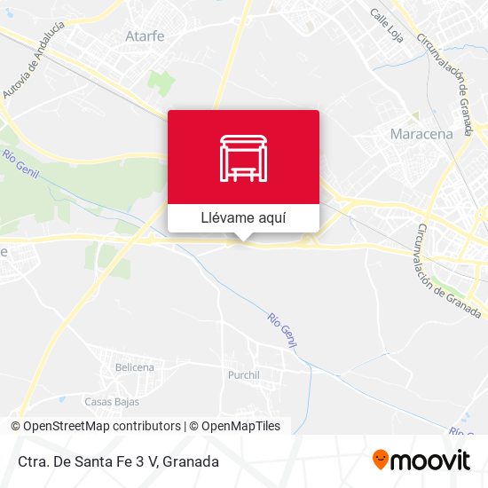 Mapa Ctra. De Santa Fe 3 V