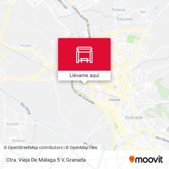 Mapa Ctra. Vieja De Málaga 5 V