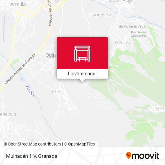 Mapa Mulhacén 1 V