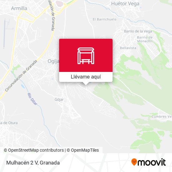 Mapa Mulhacén 2 V