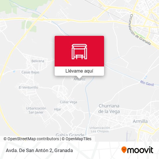 Mapa Avda. De San Antón 2