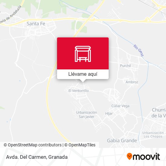 Mapa Avda. Del Carmen