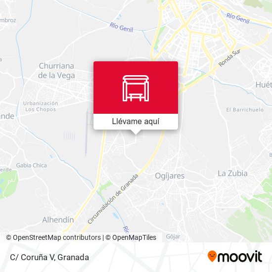 Mapa C/ Coruña V