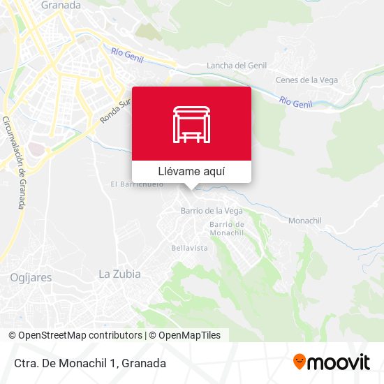 Mapa Ctra. De Monachil 1
