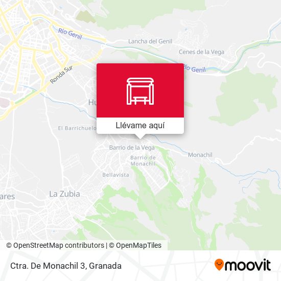 Mapa Ctra. De Monachil 3