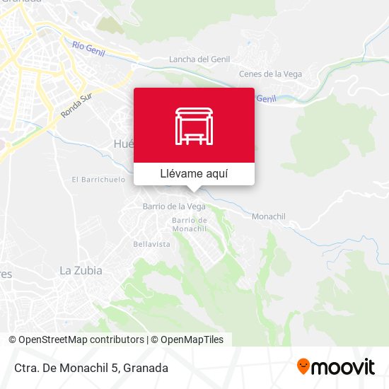 Mapa Ctra. De Monachil 5