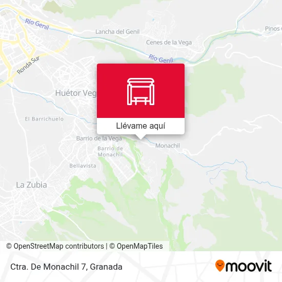 Mapa Ctra. De Monachil 7