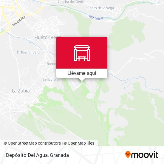 Mapa Depósito Del Agua