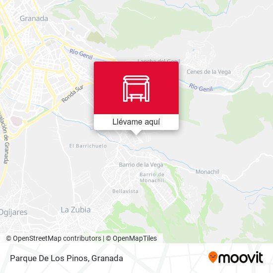 Mapa Parque De Los Pinos
