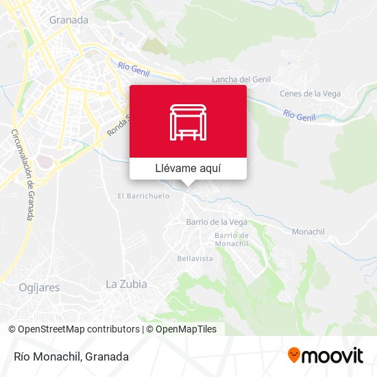 Mapa Río Monachil