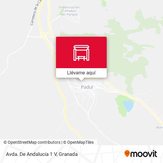 Mapa Avda. De Andalucía 1 V