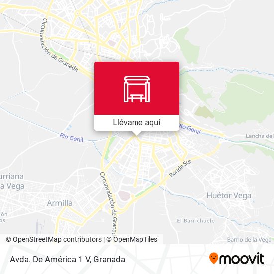 Mapa Avda. De América 1 V