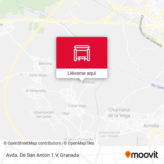 Mapa Avda. De San Antón 1 V
