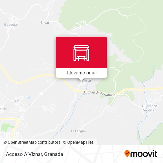 Mapa Acceso A Víznar