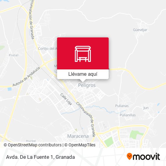 Mapa Avda. De La Fuente 1