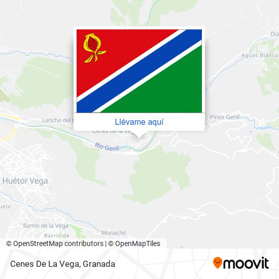 Mapa Cenes De La Vega