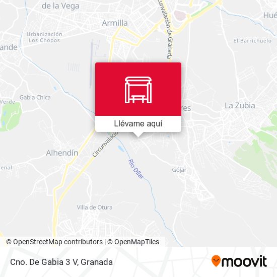 Mapa Cno. De Gabia 3 V