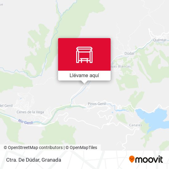 Mapa Ctra. De Dúdar