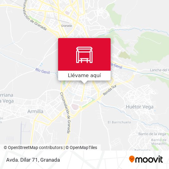 Mapa Avda. Dílar 71