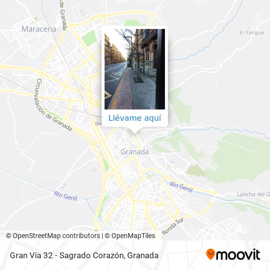 Mapa Gran Vía 32 - Sagrado Corazón