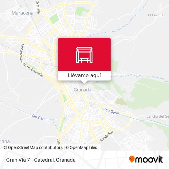 Mapa Gran Vía 7 - Catedral